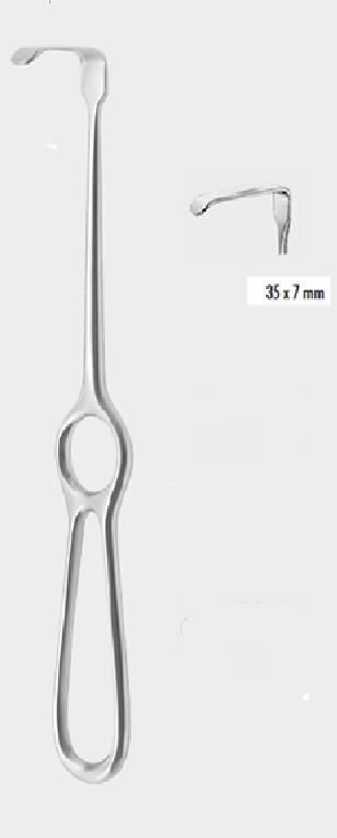 Ретрактор ЛАНГЕНБЕК (LANGENBECK), 21 см (cm), 35х7 мм (mm)